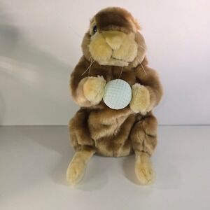 Plush Gopher Club Cover Plush Golf Ball Father's Day Caddyshack Style Funny